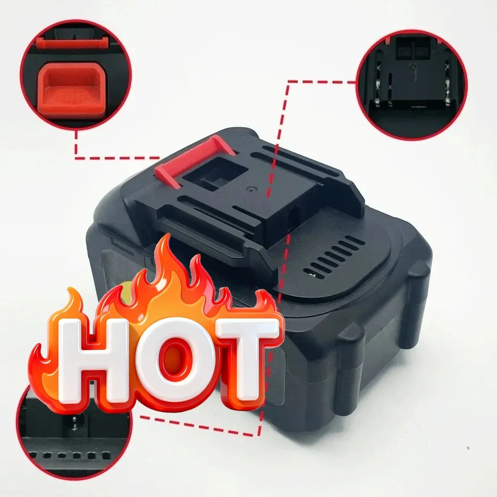 18V 18650 Rechargeable Lithium Battery 10Ah High Current High Discharge 18 Volts Screwdriver Replacement Battery