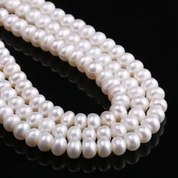 100% Natural Zhuji Freshwater Cultured Pearl Beads Loose Punch Bead for Jewelry Making Diy Bracelet Necklace Accessoires