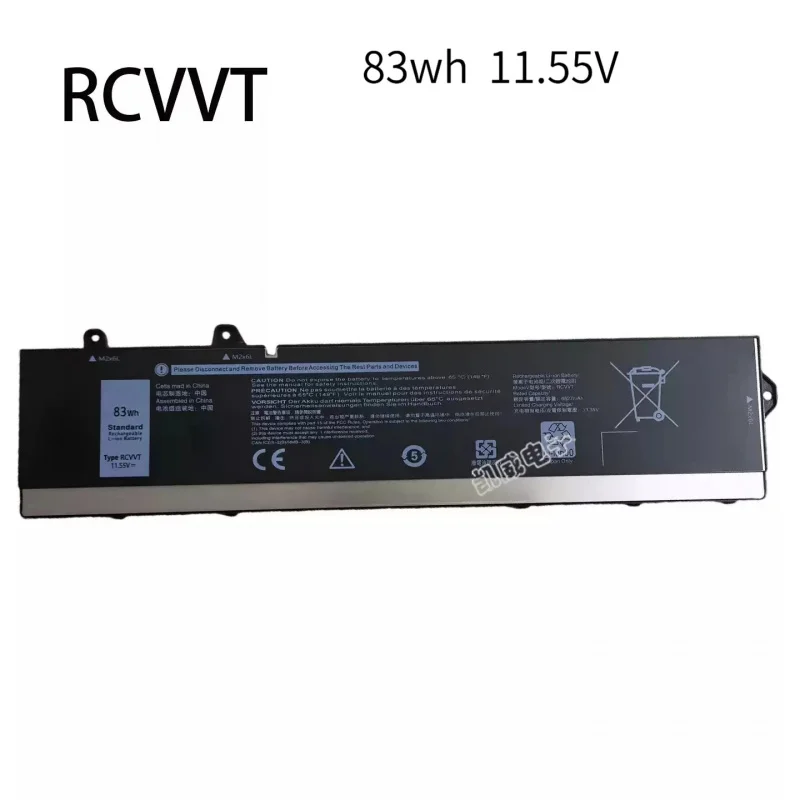 

RCVVT Lpatop Battery For DELL X26RT NWDC0 Precision 7670 7680 11.55V 83Wh