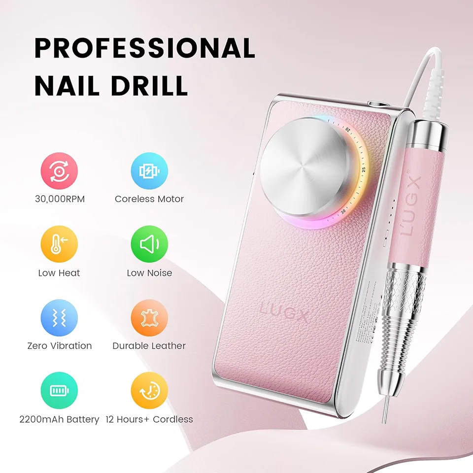 L'UGX Professional Nail Drill Taladros Electricos paraUnas