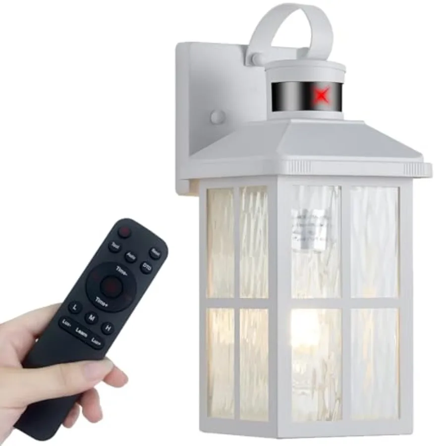 

Уличные светильники для веранды с дистанционным управлением: настенные светильники с датчиком движения, 3 интеллектуальных режима освещения