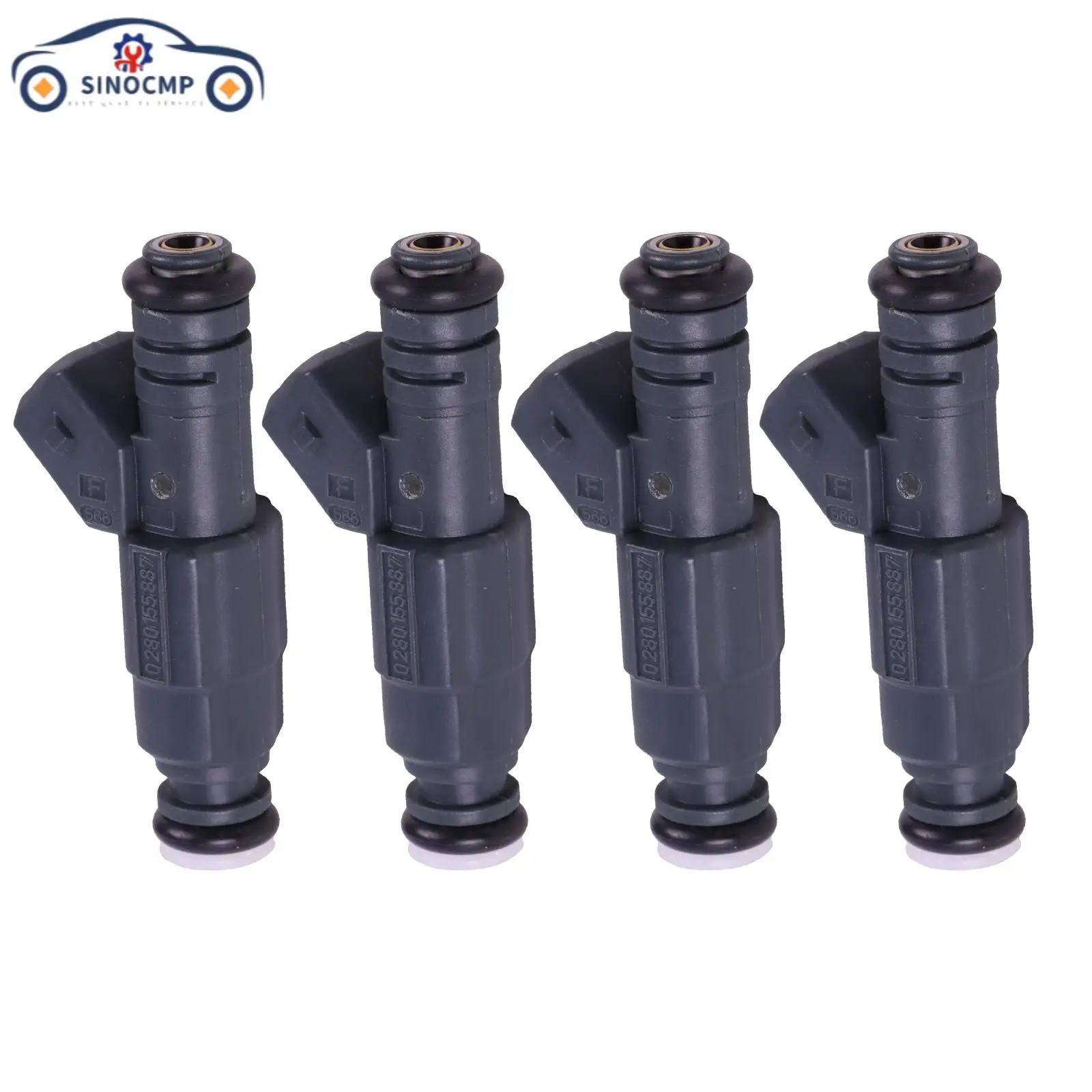 

4 шт. топливная форсунка 0280155887 для Ford Escape 2001-2004 Focus 00-04 Mercury Mazda 2.0L DOHC, система подачи топлива, топливная форсунка