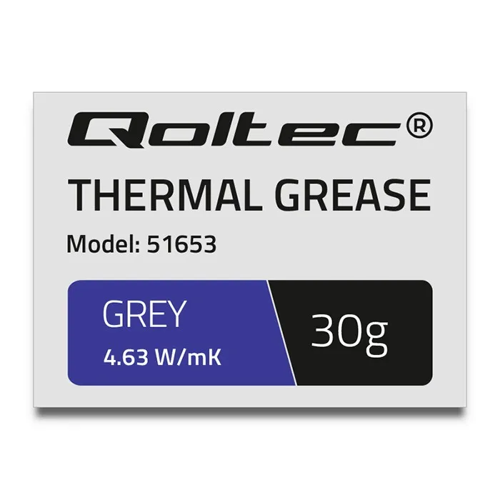 Qoltec Koelpasta 4,63 W/m-K | 30 gram | Grijs