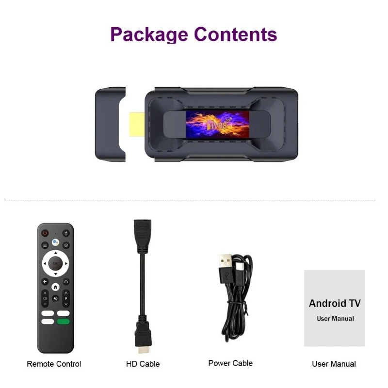 TV98 RK3528 TV Stick Android 13.0 Fire Stick Ultra HD 8K TF Card USB 3.0 2GB 16GB 2.4G&5G Wifi Voice Remote Network Media Player #6
