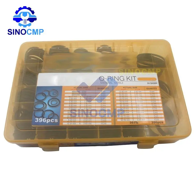 

396pcs O Ring Kit Box Repair Gaksets with 3 month warranty