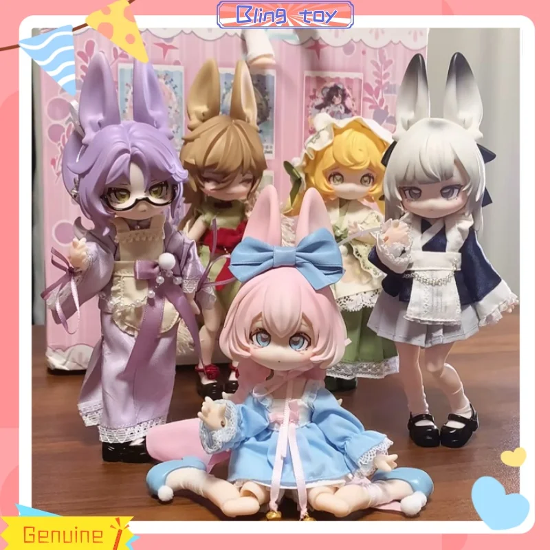 

Genuine Stock Inedible Doll Jumping Moon Time Rabbit Treasure Series Blind Box 12 Points Bjd Movable Toy Doll Girl Birthday Gift