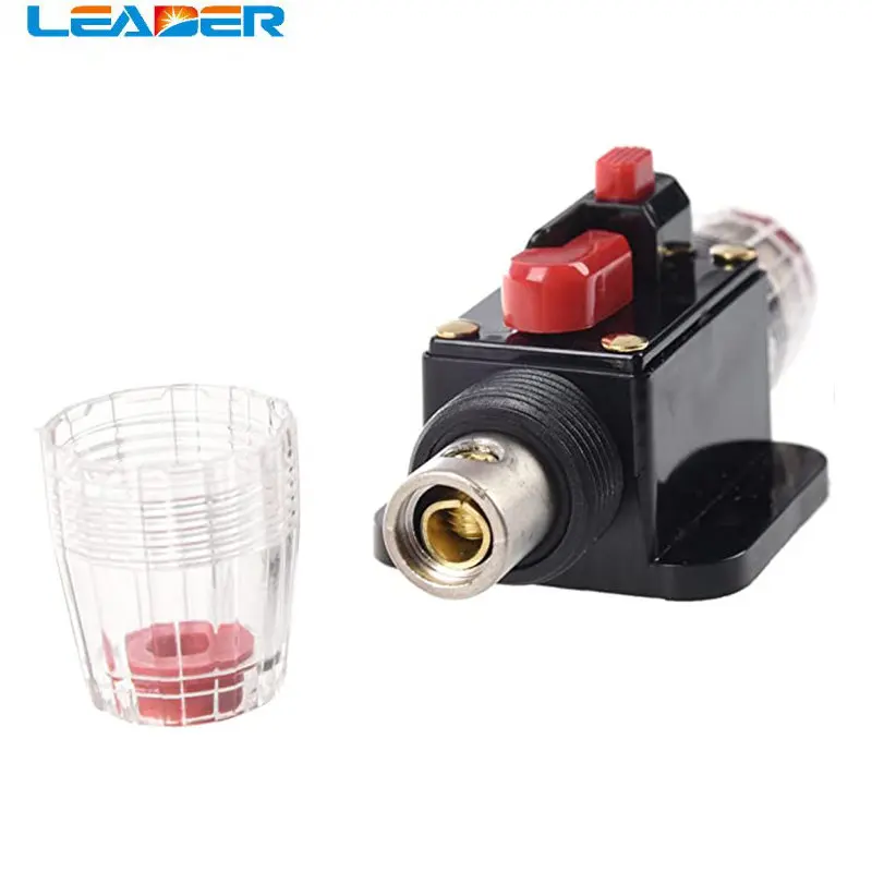 LEADER SOLAR 12V24V 20A-150A Car Truck Audio Amplifier Circuit Breaker Fuse Holder AGU Style Stereo Amplifier Refit Fuse Adapter