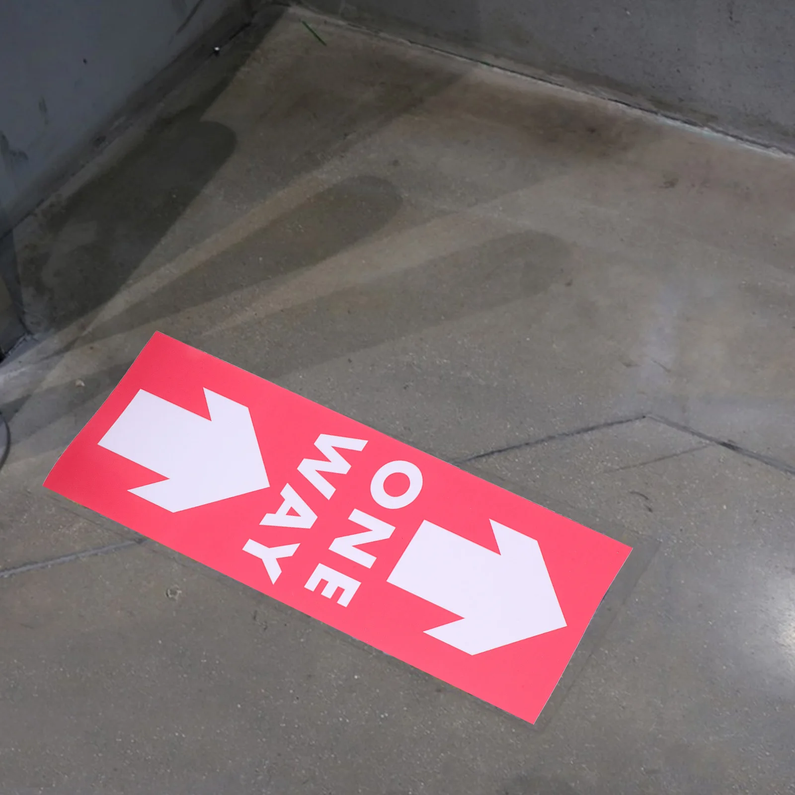 5pcs Arrow Stickers For Floor Wall Traffic Directional Indication Warning Decals Self Adhesive Durable Pvc Indicator Stickers