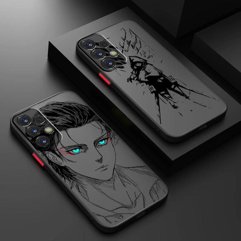 A-Attack T-Titan Art Hot Frosted Translucent For Samsung Galaxy S24 S23 S22 S21 S20 FE S10 S9 S8 Plus Ultra Pro 5G Matte