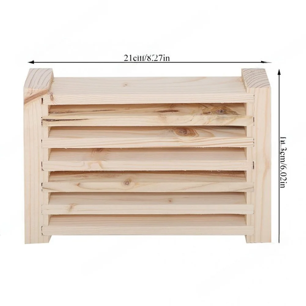 Sauna Wooden Louver Ventilation Grille Panel 8.27x6.02 Inches Heat Resistant Air Vent Panel Sauna Steam Room Spa Home Accessory
