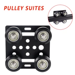 Riemens ch eiben Suiten 3D-Druckerteile 2020 v Portal platte Set spezielle Gleit platte Riemens cheibe für 2020 V-Schlitz Aluminium profile Räder