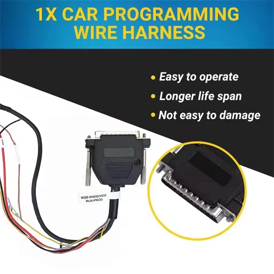 Picture 6: Xhorse XDMPR8GL MQB RH850/V850 Adapter Cable Only For Xhorse Multi Prog Programmer Pro-level For IMMO Calibration Read MQB49/5C