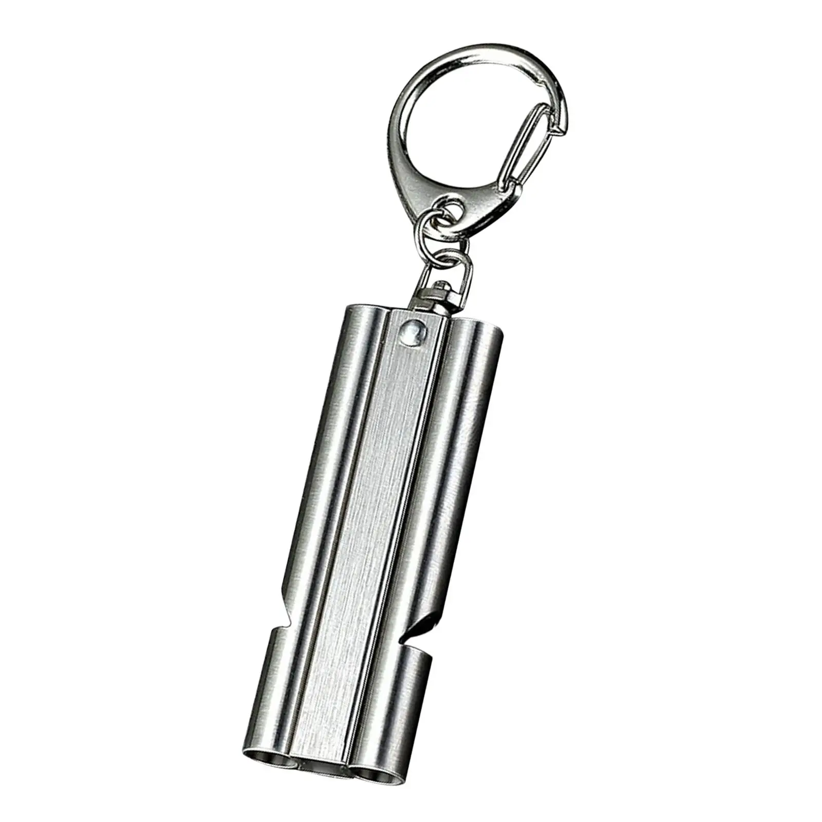 صافرة الطوارئ بصوت عالٍ من الفولاذ المقاوم للصدأ، صفارة إنقاذ متعددة الوظائف لإشارات الإنقاذ والحرس والتدريب الرياضي