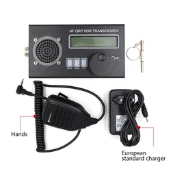 Ricetrasmettitore USDX USDR SDR ricetrasmettitore QRP USB a 8 bande, LSB, CW, AM, FM HF SSB con batteria integrata da 6000mah