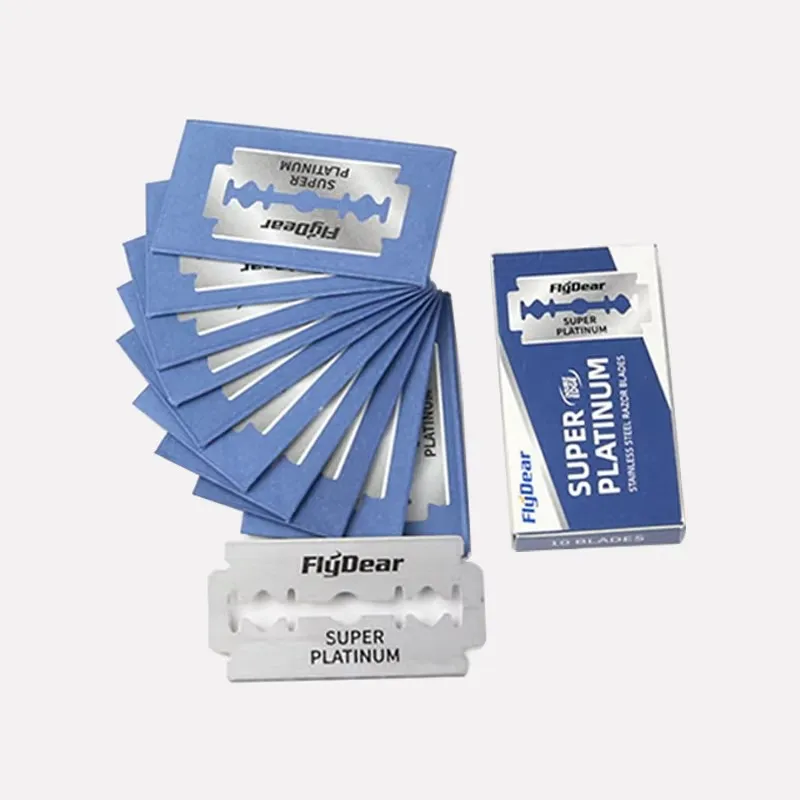 10-100PCS Männer Rasieren Rasiermesser mit Klinge Splitter Klapp Rasieren Messer Gesichts Haar Edelstahl Rasiermesser Halter rasieren