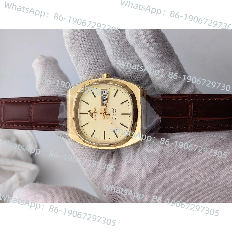 

The original gold and copper case of medieval watch 2846 without use is 34.5mm.