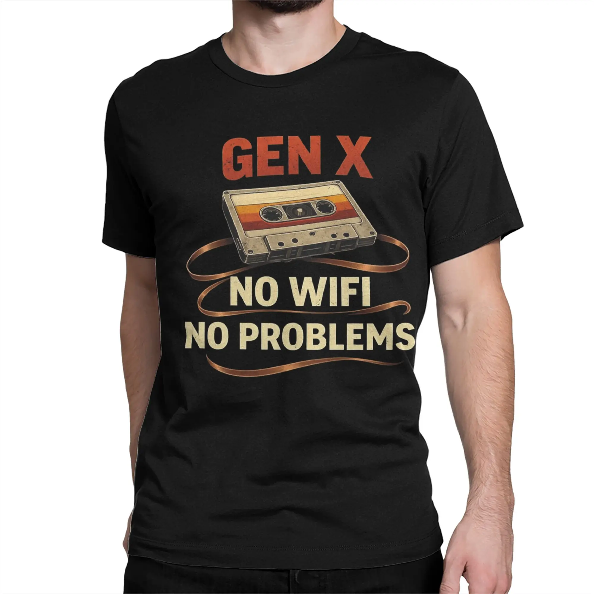 X-Generation Before All You Sissie Were Born T-Shirt Men Women  Vintage Pure Cotton Tees Round Collar T Shirts Summer Tops