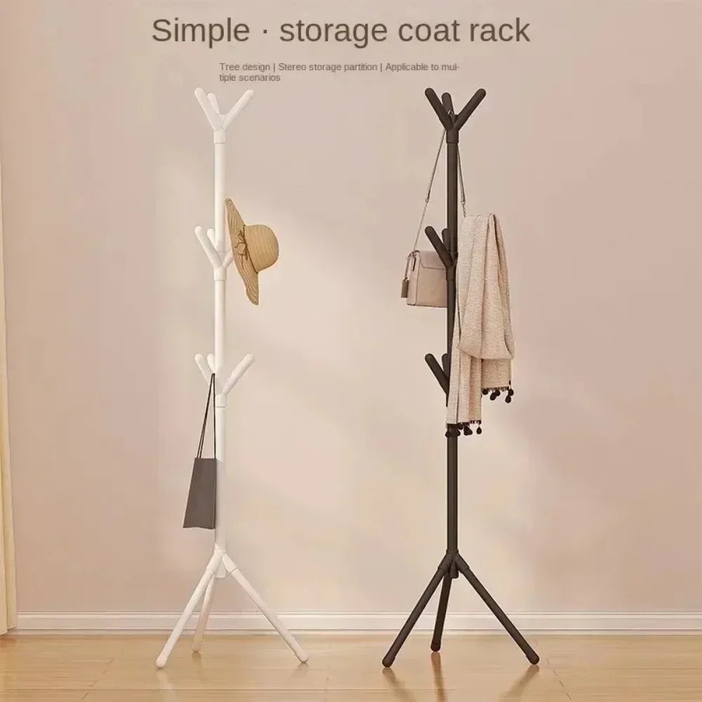 2025 Flash Sale Coat Rack Stand Tree Branch Design Multi Hook Mobile Convenient For Home Living Room Dormitory Wardrobe Type