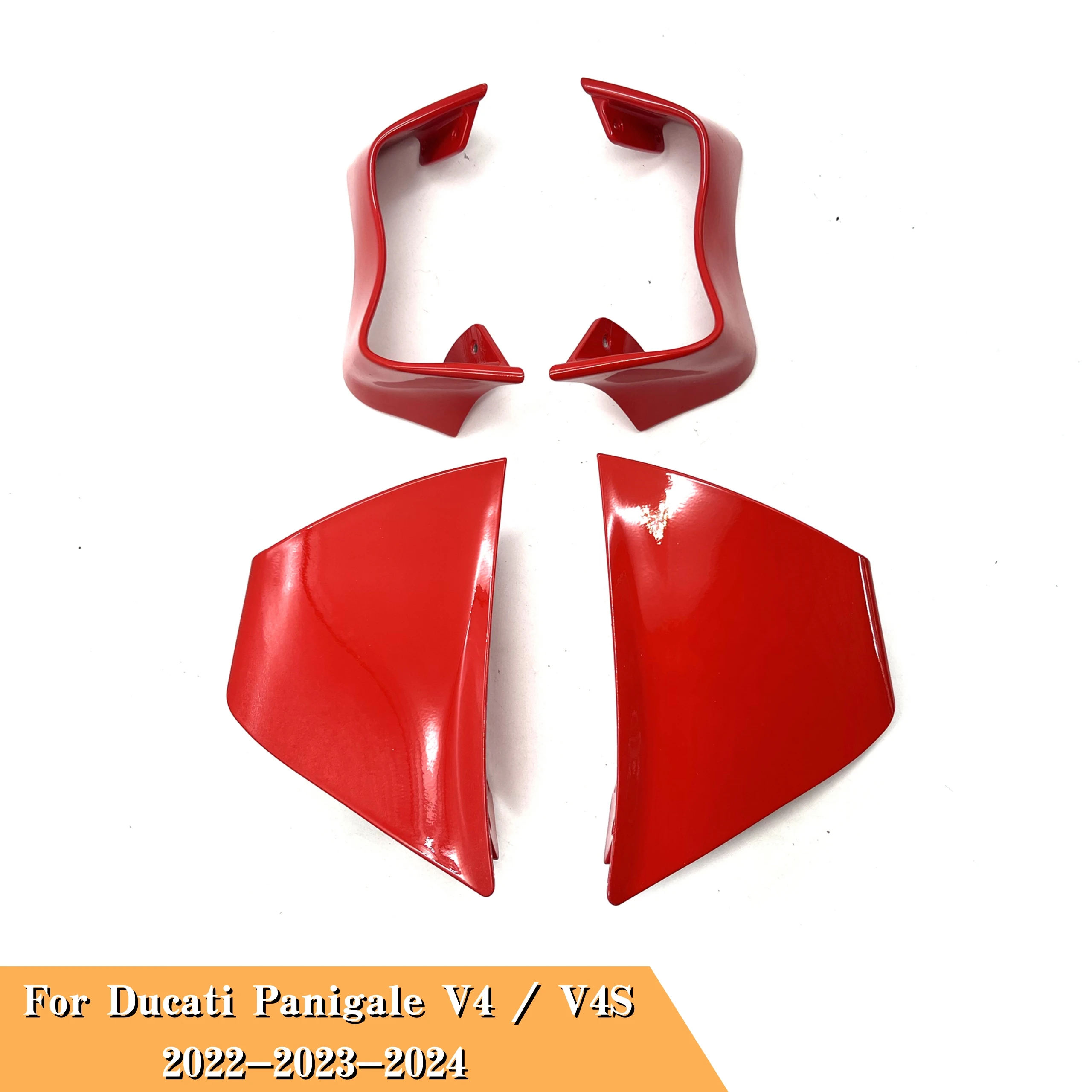 

for Ducati Panigale V4 / V4S 2022-2023-2024 modified body GP style fixed wing spoiler shell fairing accessories