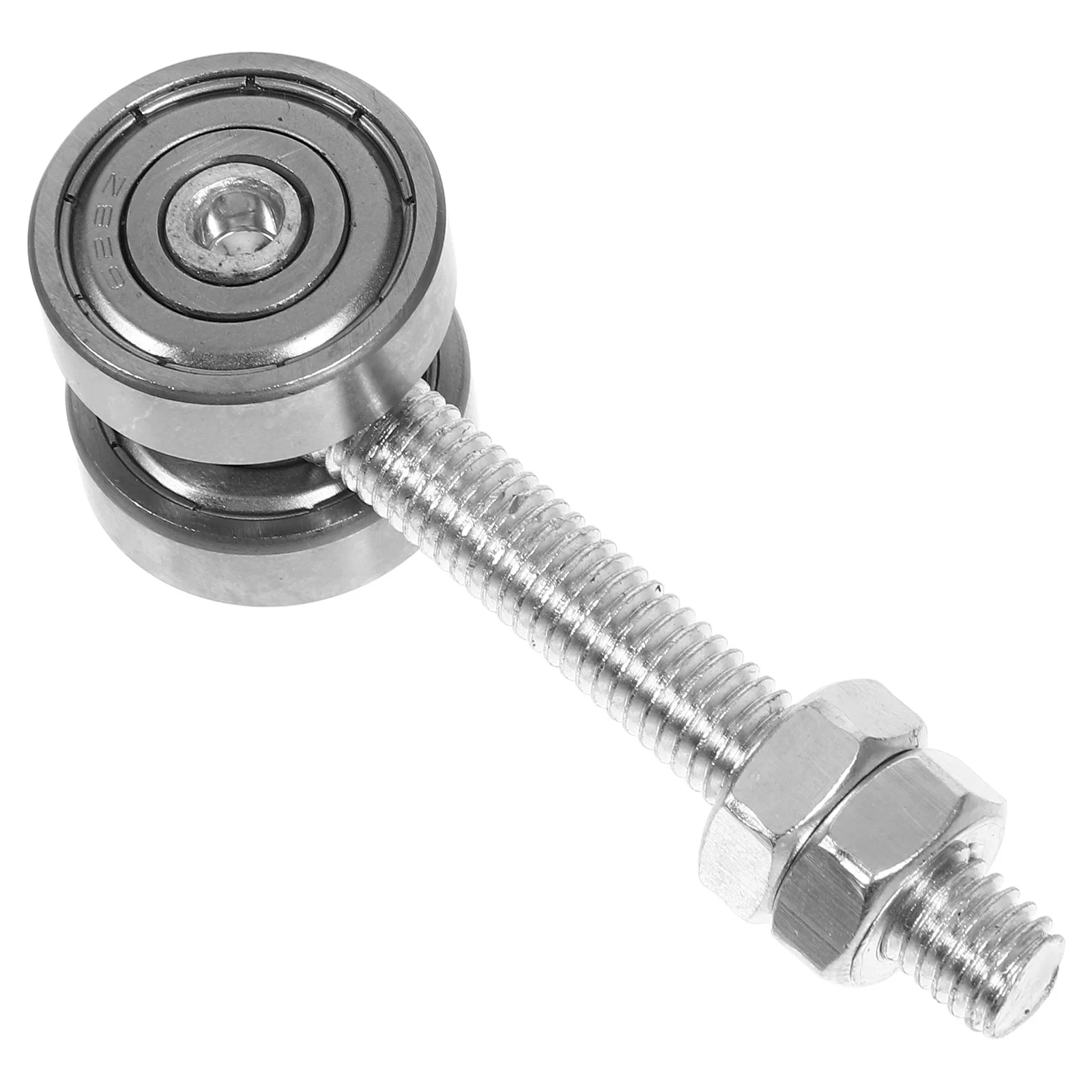 1 PC Sliding Door Hanging Wheel Assembly Roller Trolley Strut Channel 2 Rail Cable Replacement Double Bearings Smooth Sliding