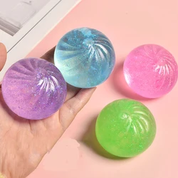 2024 Squishy divertente sciroppo di maltosio palline Antistress panini di farina d'oro gnocchi pizzicati giocattoli con punta delle dita Antistress regalo giocattolo per bambini