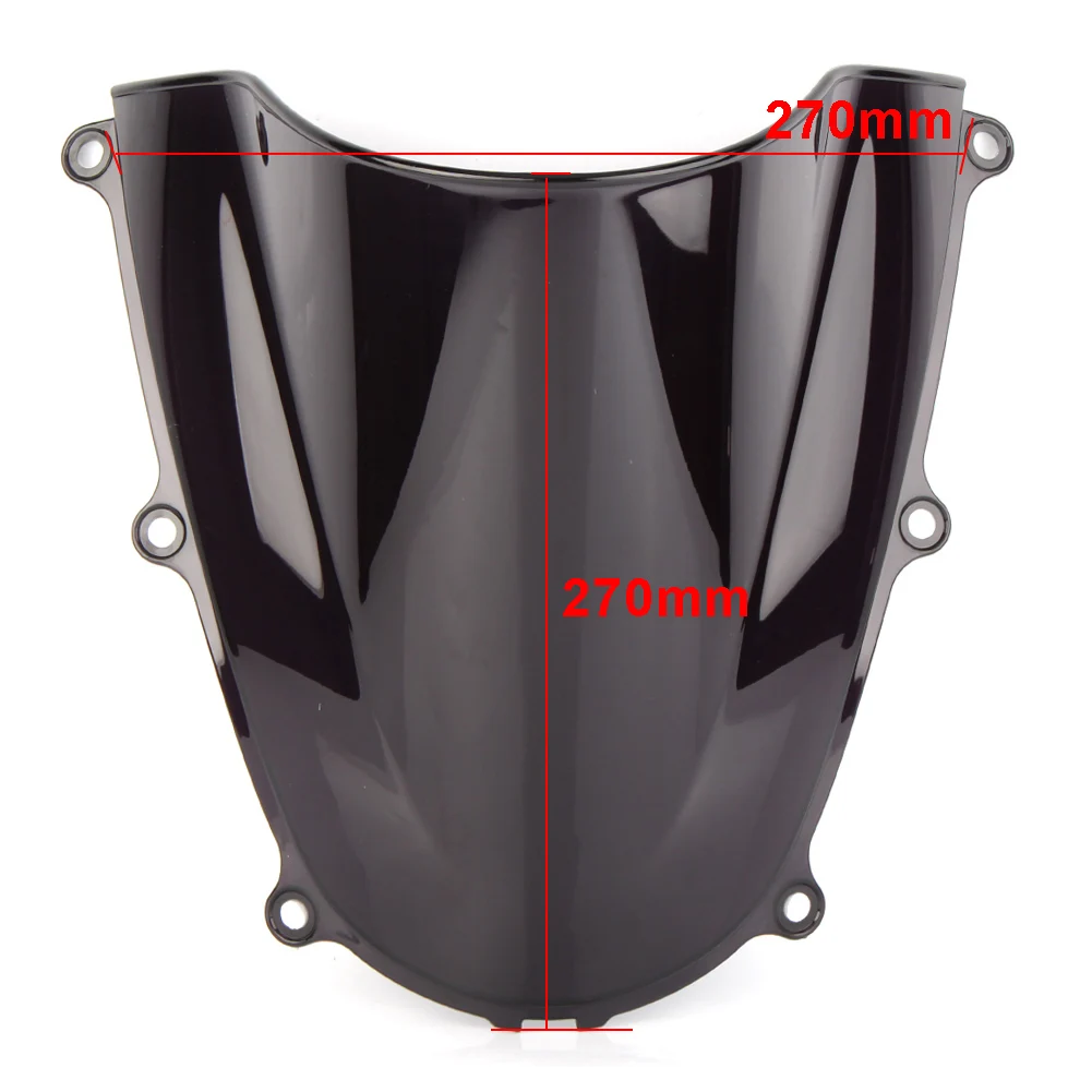 Motorcycle Windshield Windscreen For HONDA CBR600RR F5 2005 2006 Windproof Double Bubble ABS Plasstic