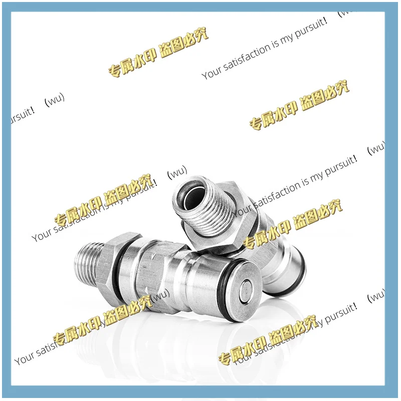 19/32-18 inch UNF 1/4 inch threaded baffle assembly BSP hex connector, gas ball lock column adapter