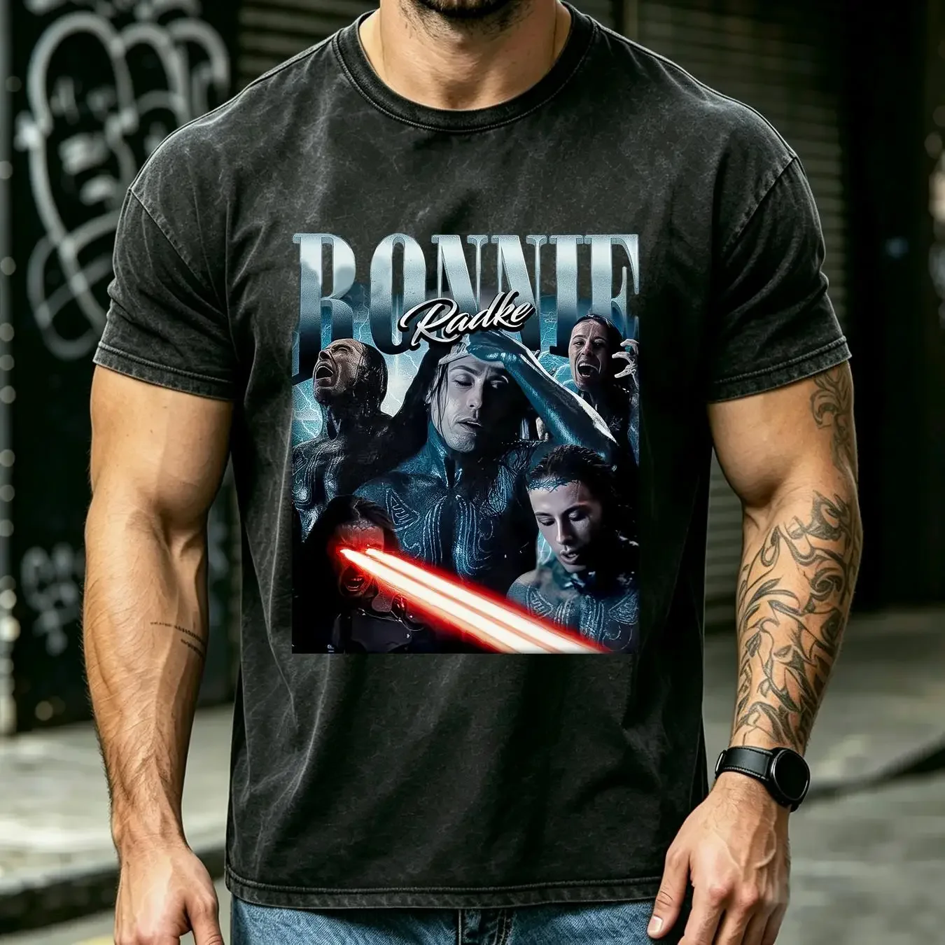 washed T Shirt Ronnie Radke Metal For Rock Music Lover vintage Washed graphic Unisex homme Soft Top For Everyday Wear Versatile