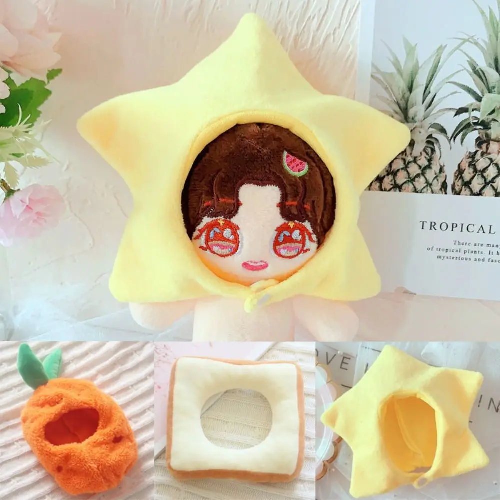 Cute Doll Headwear New Winter Wear Cartoon Plush Doll Clothes Doll Jumpsuit Clothes 20cm Plush Doll/14inch Doll