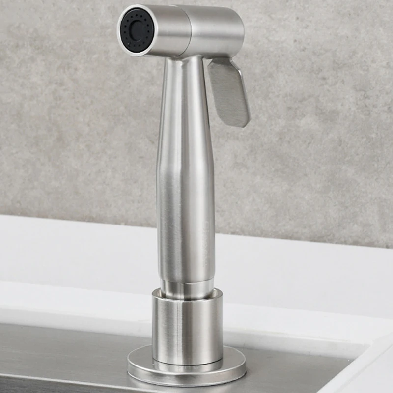 Multifunction Handheld Toilet Bidet Shattaf Spray Stainless Steel Sprayer for Kitchen Sink