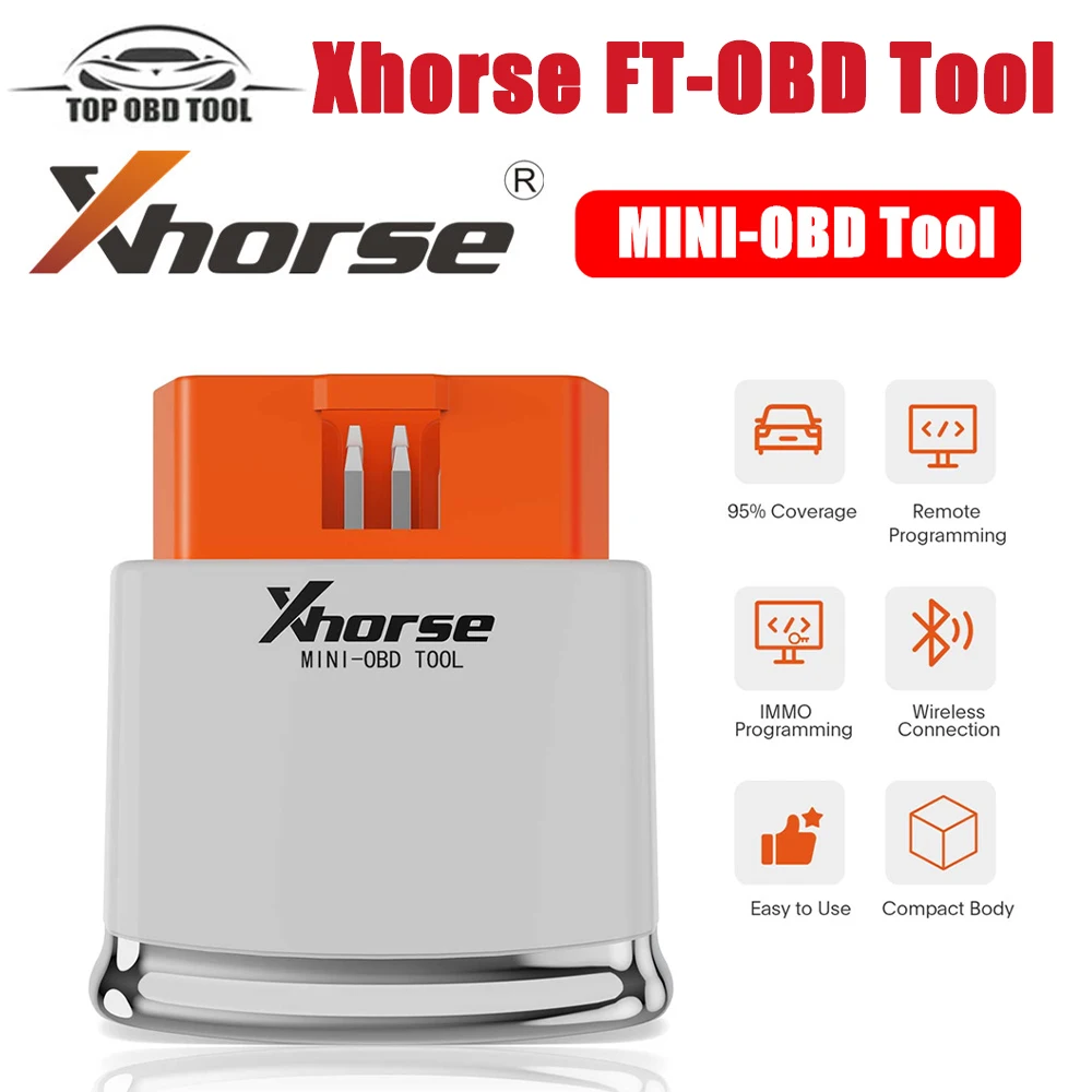 Xhorse XDMOT0GL MINI OBD Tool FT-OBD for Toyota Smart Key Support Add Key and All Key Lost