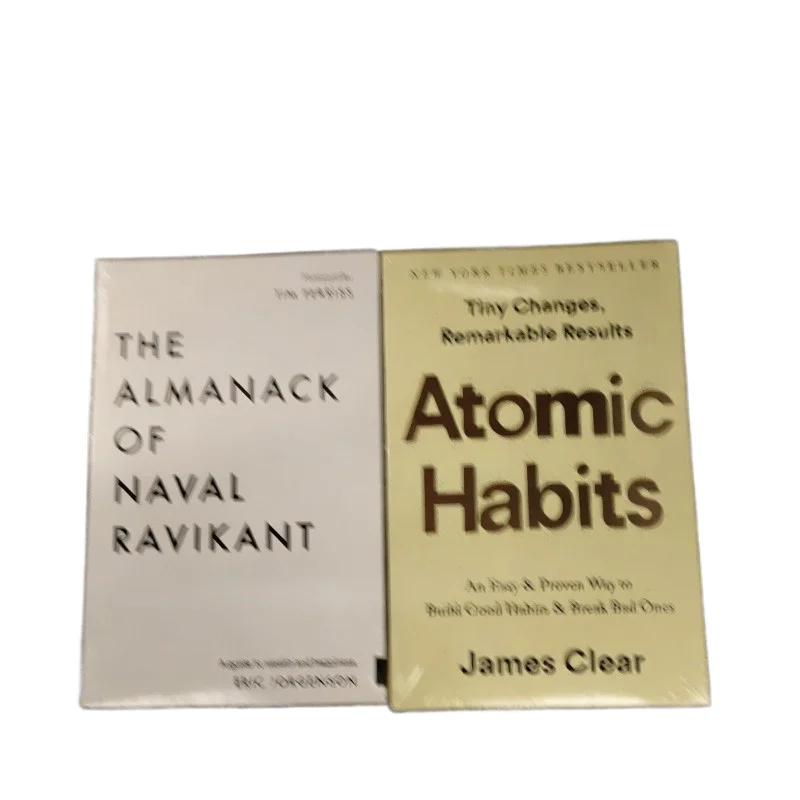 

Атомные привычки: создание хороших привычек, устранение плохих привычек и навыки, английское издание, книги на английском языке, философия