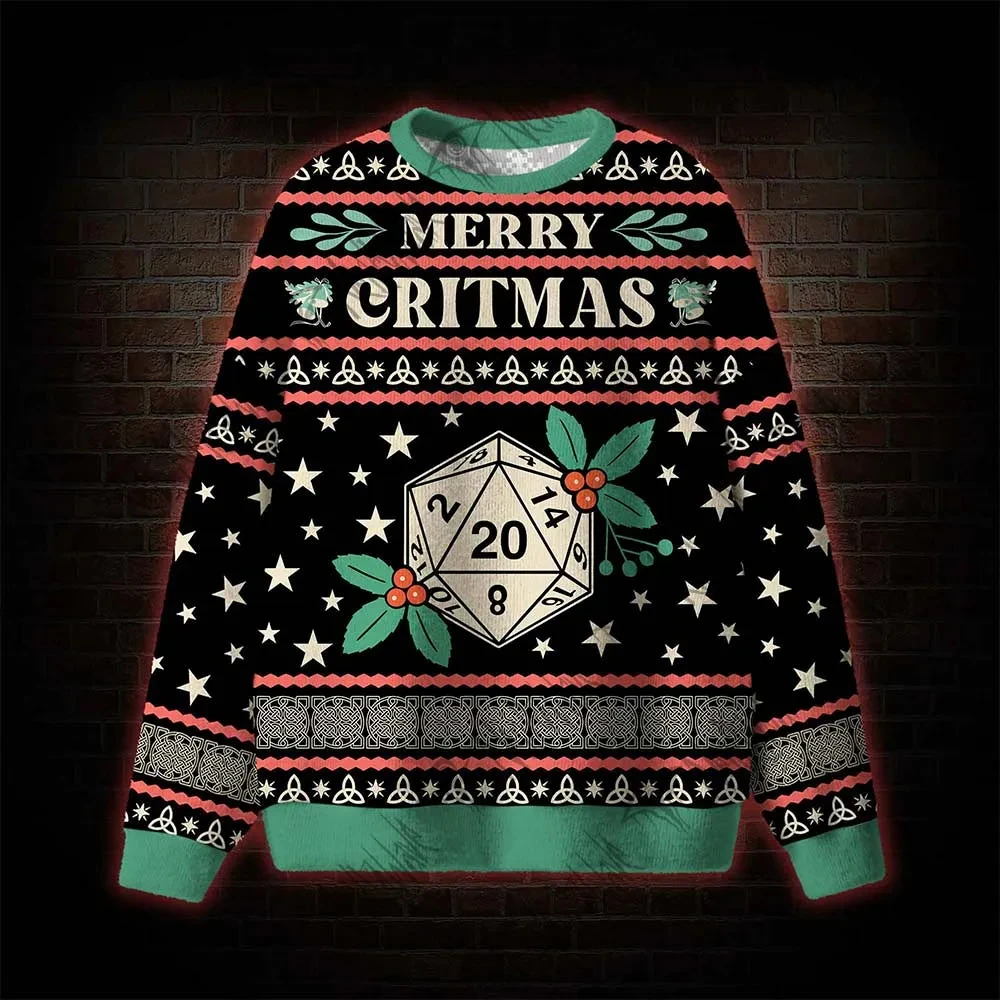 

Merry Christmas Ugly Sweatshirts, 2026 New Autumn/Winter Style, Unisex Sweatshirts for Men and Women, Trendy Crew Neck Sweaters