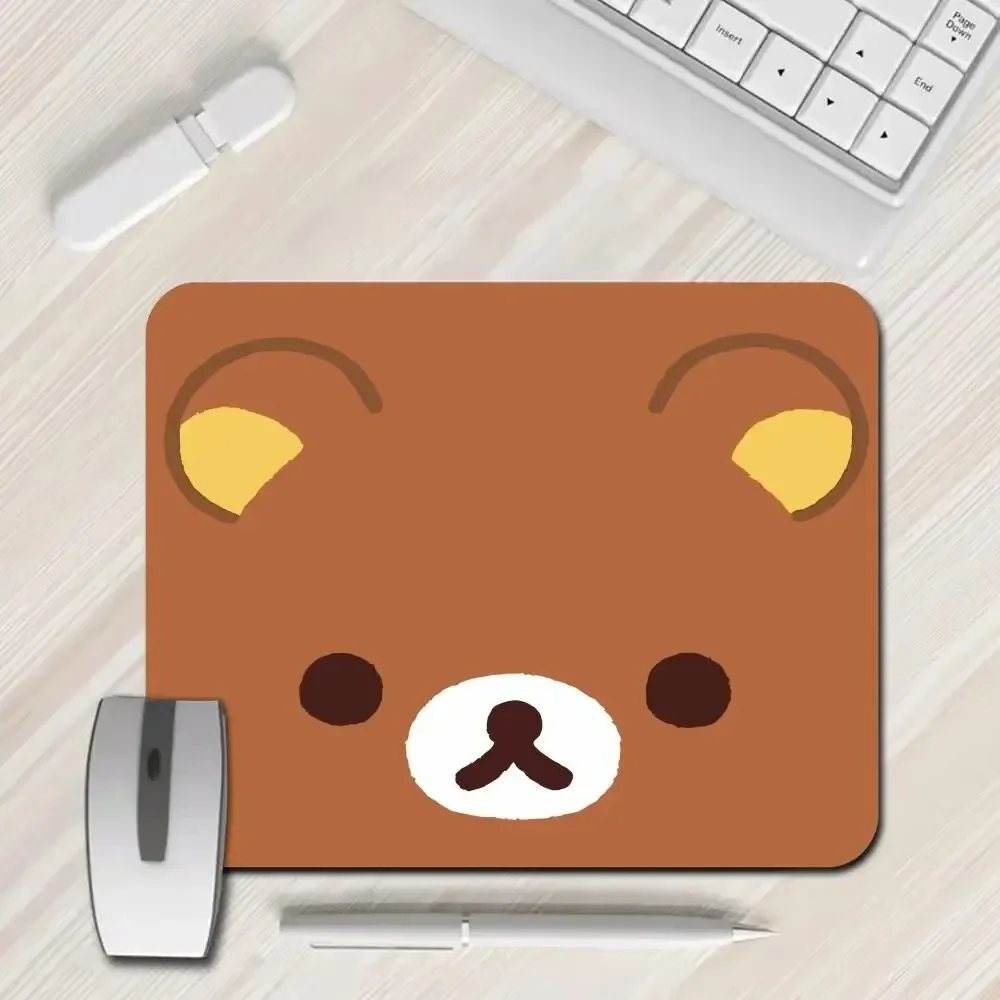 CIFBUY Rilakkuma Cute Bear Mouse Pad Non Slip Rubber Desk Mat Kawaii Cartoon Mousepad for Office Gaming Desktop Decor