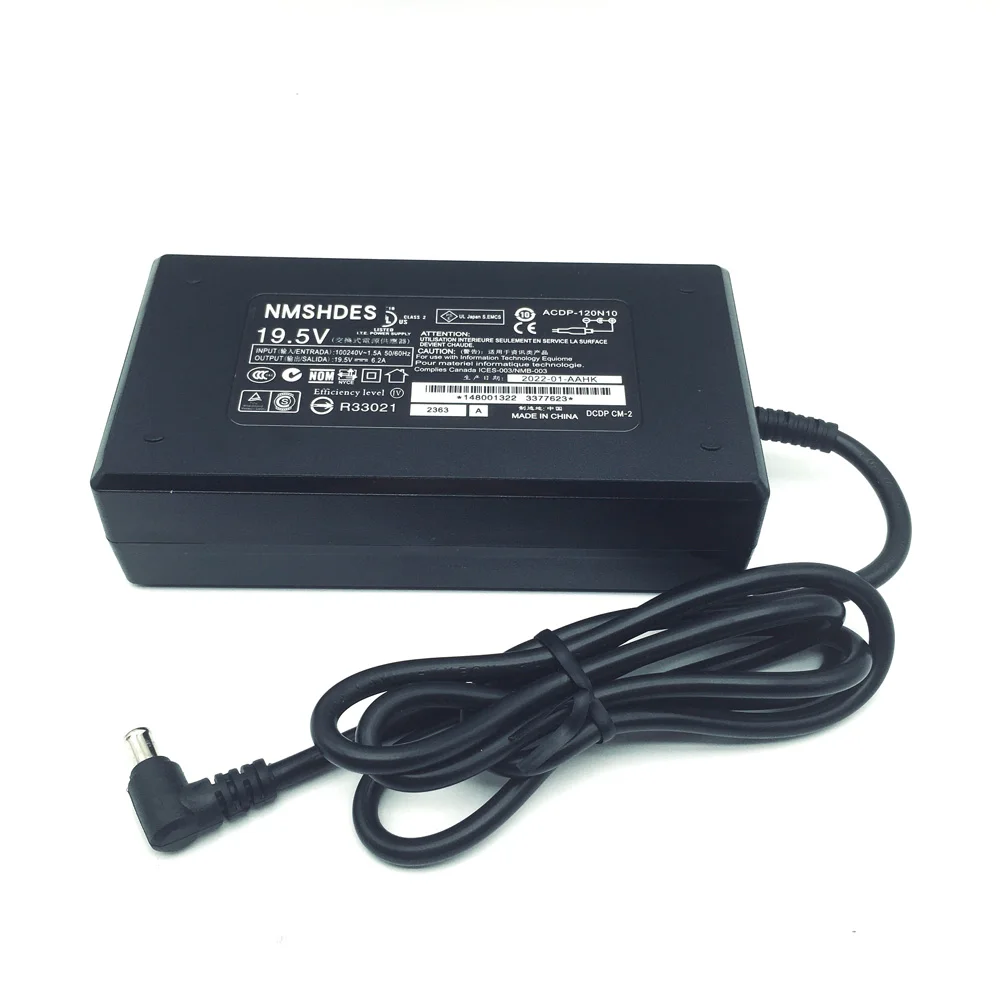 Cargador adaptador de CA Original de 19,5 V, 6,2a, 120W, para Sony Vaio PCG-81114L, cable de suministro para ordenador portátil