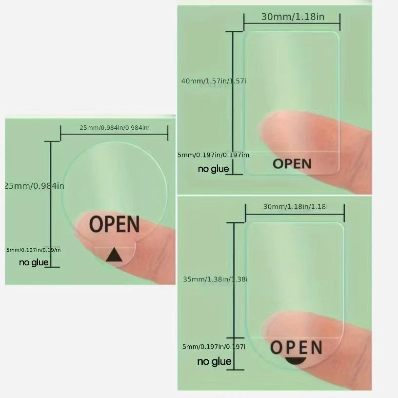 1000pcs Easy Tear-Off Transparent Seals Stickers for Shipping Packaging, Envelopes And Bottles-Waterproof Plastic Sealing Labels