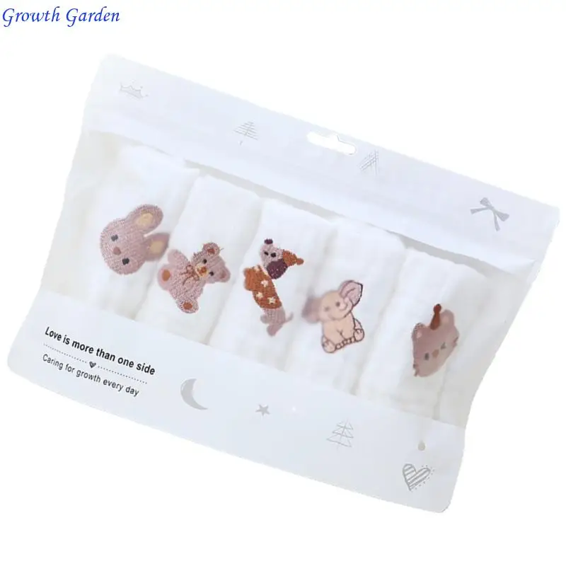 

1pc/5pcs дышащие новорожденные лицо полотенце 6-х слоя впитывающих ткани 25x25 см E65d