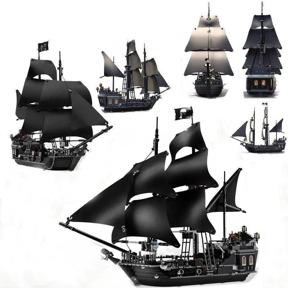 Kit de construction de navires MOC, plus de 800 pièces, modèle de bateau de pirate complexe pour amateurs adultes, projet de bricolage stimulant à partir de 14 ans