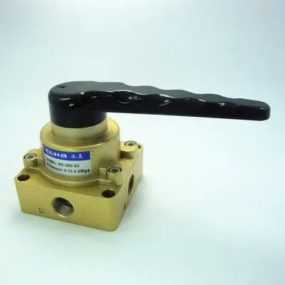 valvola-pneumatica-a-comando-manuale-hv200-02-hv300-03-hv400-04-a-tre-posizioni-e-quattro-vie