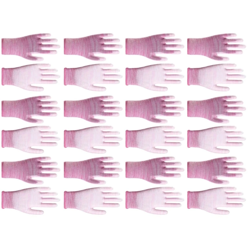 

HX6A Grip Gloves Safety Work Gloves Latex Coated Gloves for Adult Waterproof Breathable Glove for Warehouse