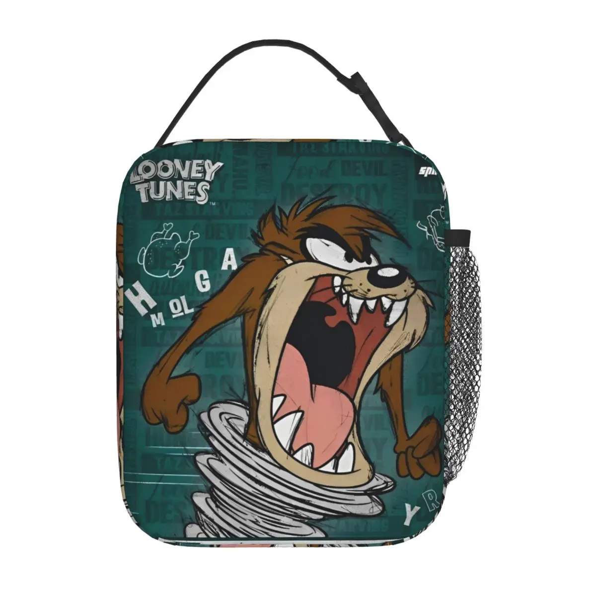 

Милые мультяшные таз-майские изолированные сумки для обеда, многоразовые сумки-холодильники Контейнер для обеда Большая вместительная сумка для обеда Ланч-бокс Пляжный пикник