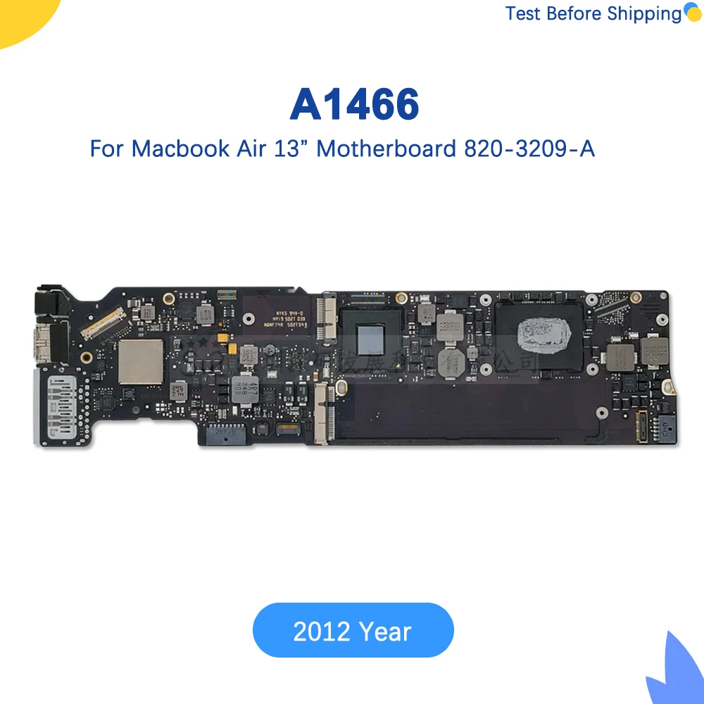 Tesed Laptop A1466 Logic Board I5 1.7GHz/1.8GHz 4GB for Macbook Air Motherboard 13