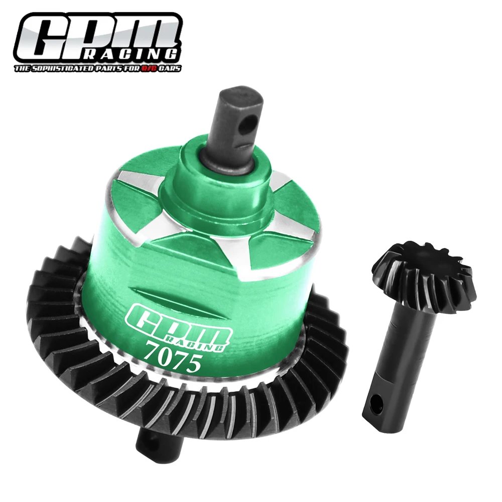 GPM for Traxxas 1/7 XO-1 1/10 Rustler Hoss Slash Jato Stampede FORD F-150 4X4 VXL Carbon Steel + Metal Front Differential Set