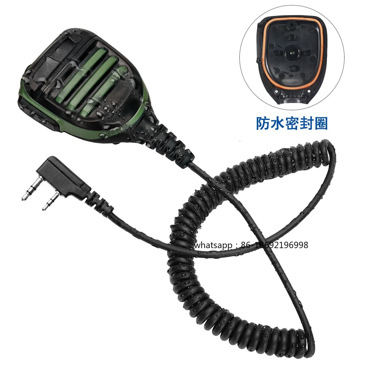 

Walkie-talkie K-head High-end Hand Microphone Microphone Handset Shoulder Microphone Outdoor Universal Accessories