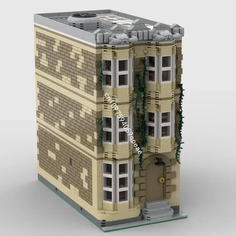 

Новый 2371 шт., город, вид на улицу, модульная модель дома Sanfransisco, головоломка на заказ, креативные идеи «сделай сам», детская игрушка, подарок на день рождения