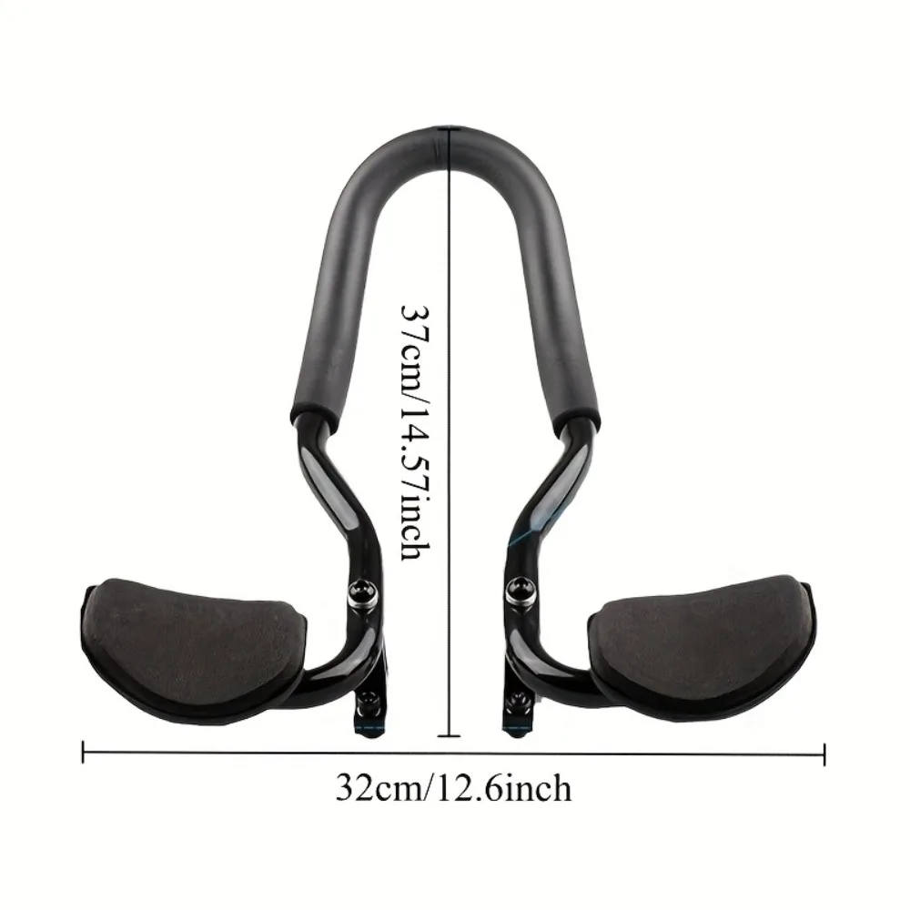قضبان Aero مصنوعة من خليط معدني TT وقضبان مسند للدراجات الجبلية والطرق من الألومنيوم مع وسادات مريحة سهلة التركيب #3