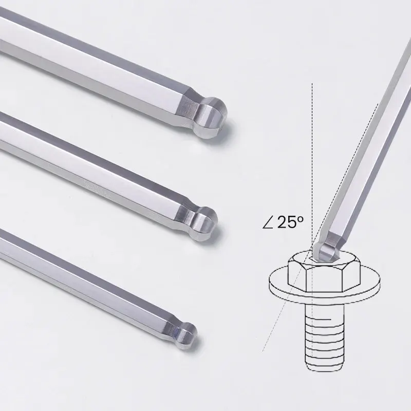 Multi Functional Hex Wrench Set High Torque Wear-Resistant Anti Slip Anti Rust Industrial Grade Manual Tools