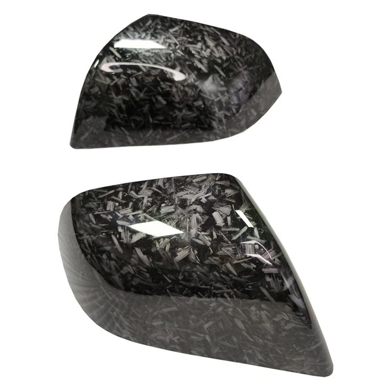 Car Rear Mirror Cover Cap For Tesla Model 3 Water Transfer Forging Pattern Rearview Mirror Shell