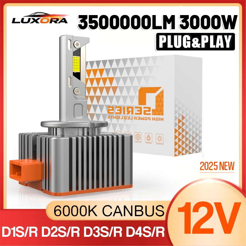 

3000W HID Xenon D3S D1S D2S D4S LED Headlight Bulbs Canbus 9570 CSP Chip 3500000LM Turbo Fan Car Light D2R D4R D5S D8 Plug&Play