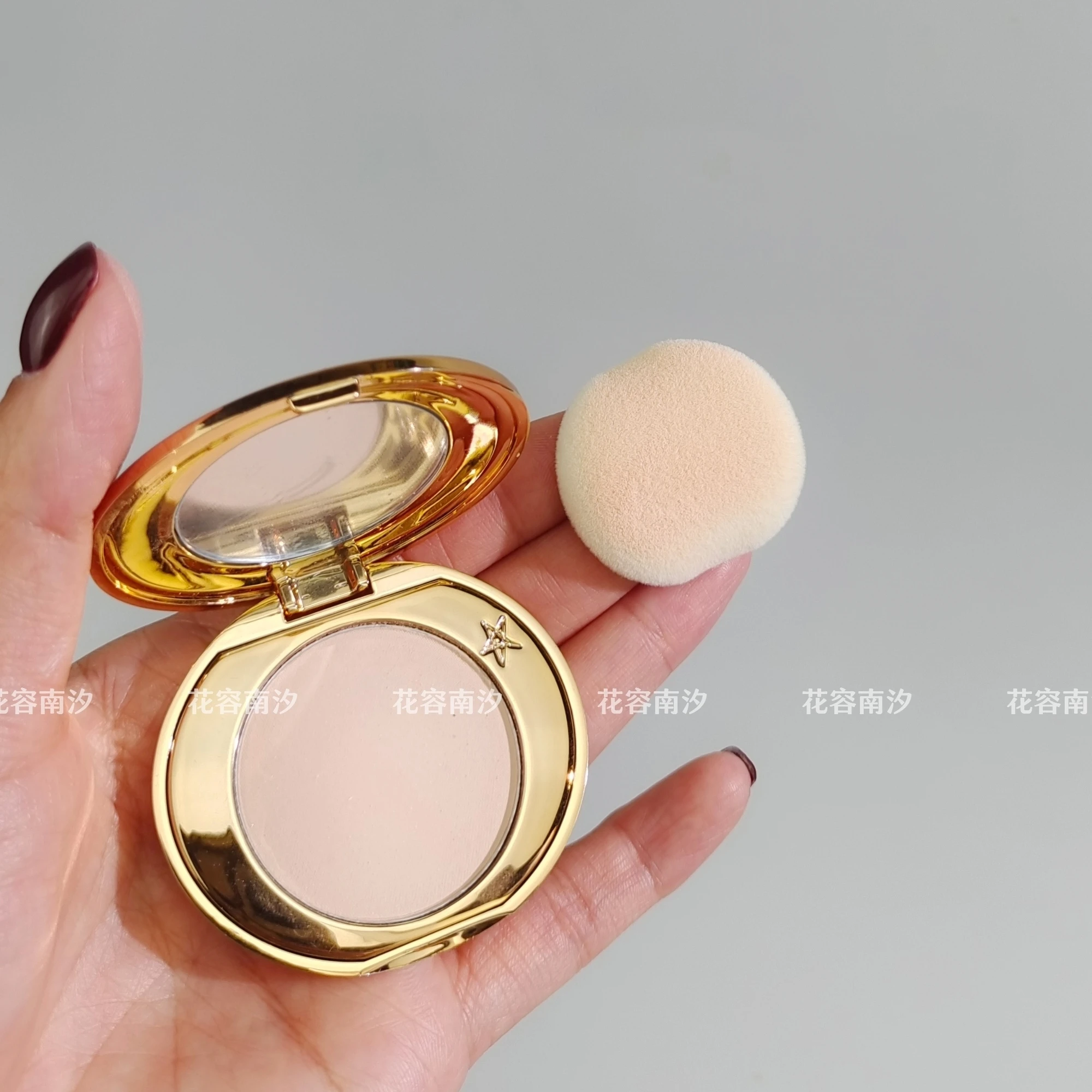 Small Flocking Mini Replacement Puff Loose Powder Foundation Puff